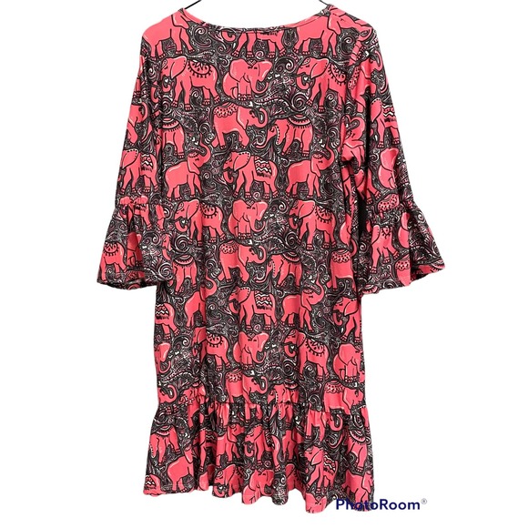 Simply Southern Pink Elephant Dress, Size S - Picture 5 of 7